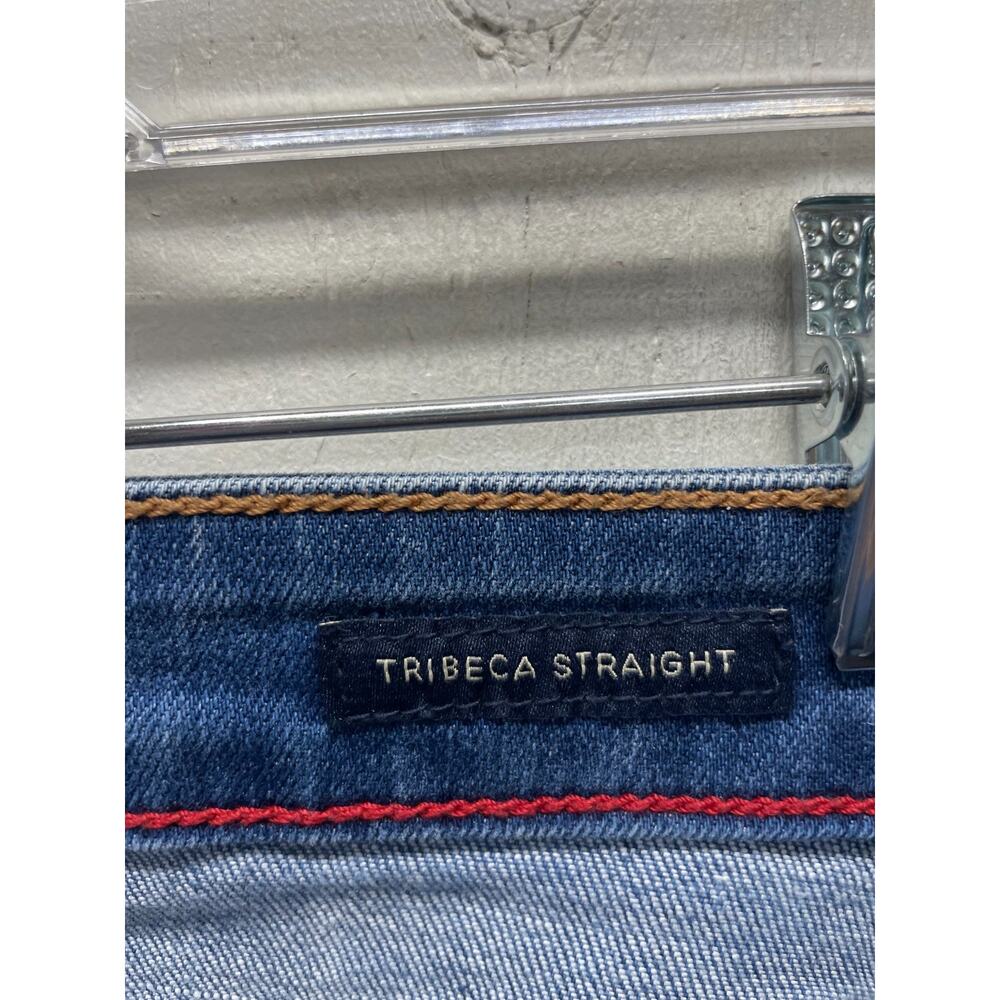 Tommy Hilfiger Women's Jeans - Tribeca Straight - Size 14 Medium Wash Hi-Rise - Picture 3 of 8